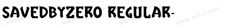 SavedByZero Regular字体转换